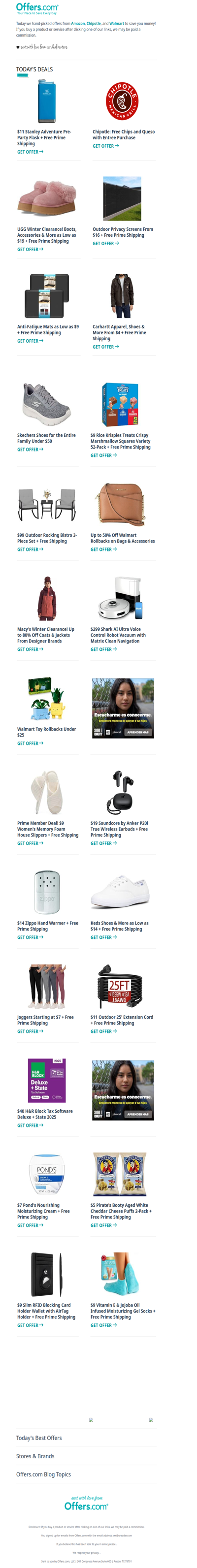 Free Chipotle Chips & Queso | Carhartt From $4 | Skechers Under $50