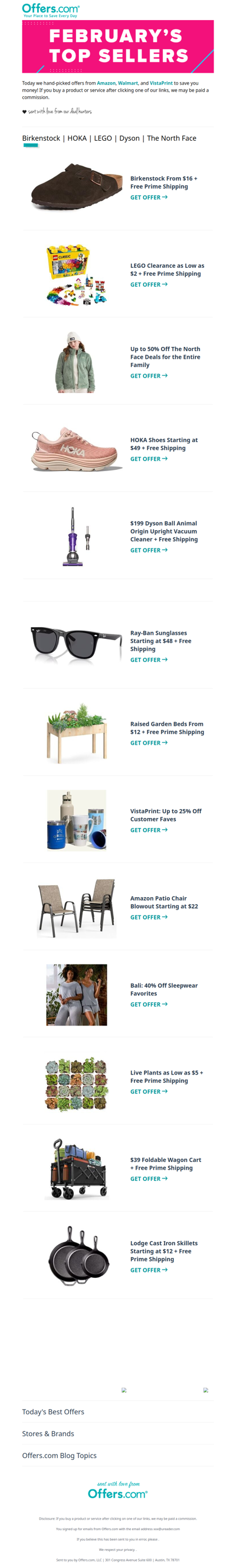 All of February's Top Selling Deals Inside!