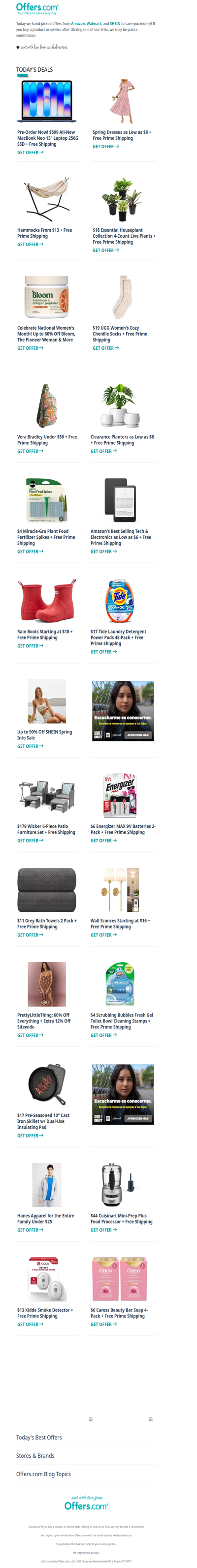 $599 All-New MacBook Neo | Clearance Planters From $8 | $17 Tide Pods