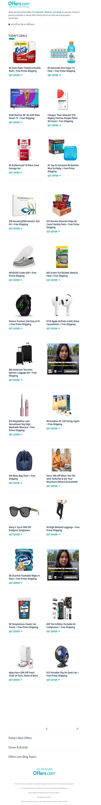 $6 Scott Paper Towels | HEYDUDE Under $50 | $119 AirPods 4 w/ Noise Cancellation