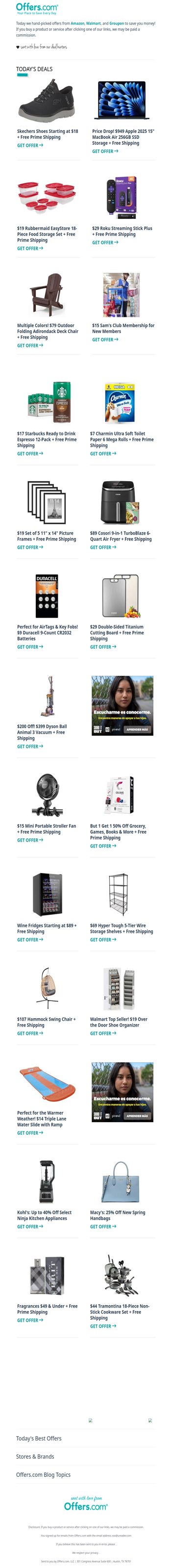 Skechers From $15 | $7 Charmin TP | $29 Titanium Cutting Board