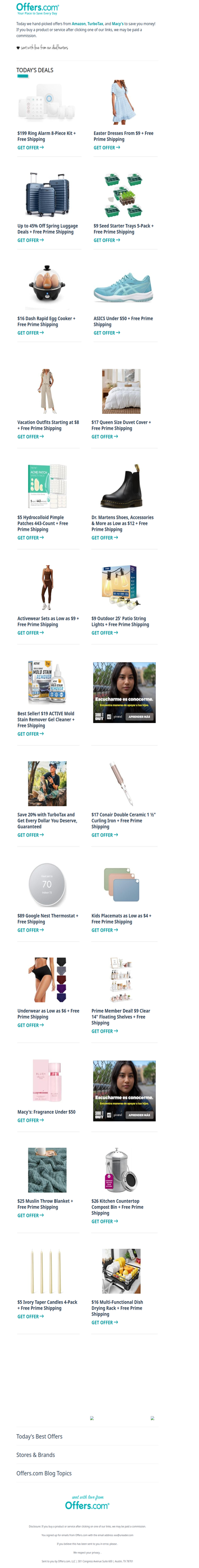 $9 Patio Lights | Easter Dresses From $9 | ASICS Under $50