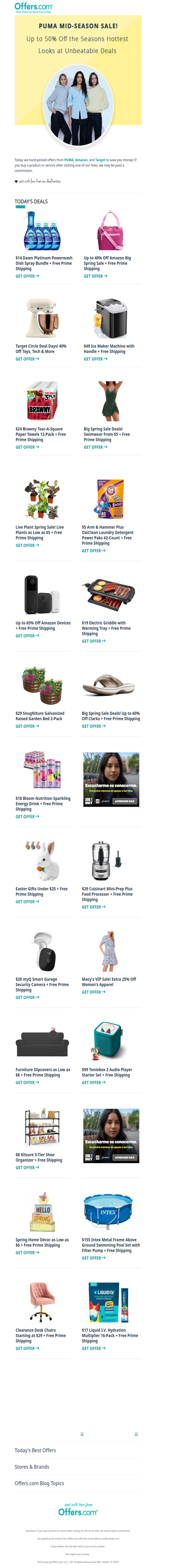 Amazon Big Spring Sale | $14 Dawn Powerwash Bundle | Live Plants From $5