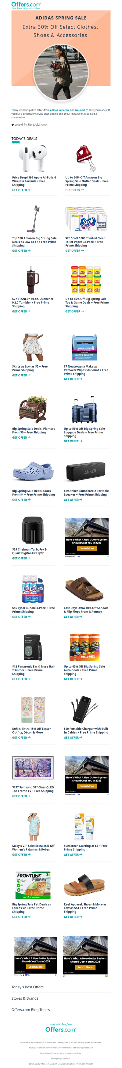 $99 AirPods 4 | Crocs From $4 | $27 STANLEY 40-oz.