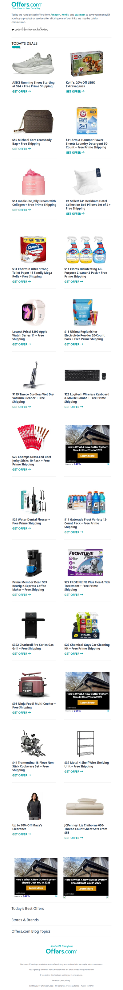 ASICS From $24 | $11 Clorox Spray Bundle | $299 Apple Watch Series 11