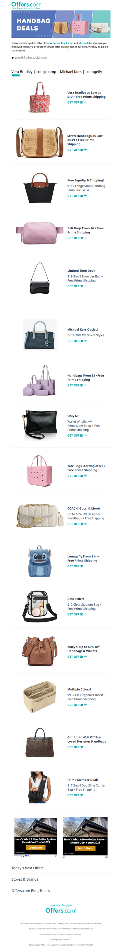 Fresh for Spring: Handbag Deals From $3