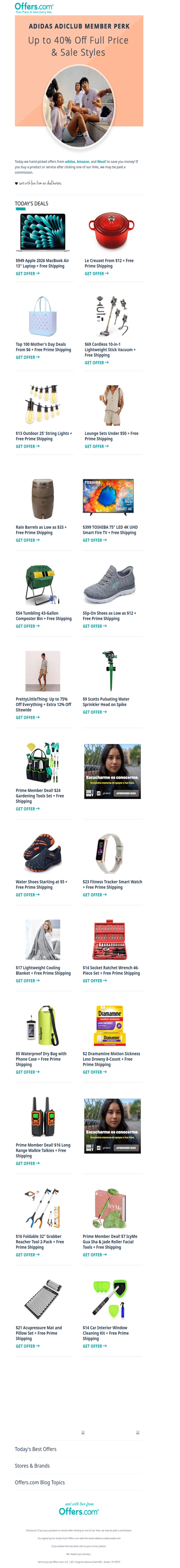 $949 Apple 2026 MacBook Air | Lounge Sets Under $50 | $9 Sprinkler