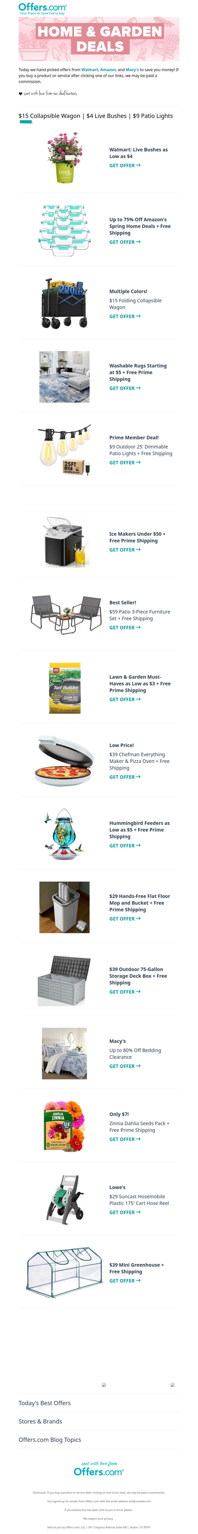 Our Favorite Home & Garden Deals Handpicked for You!