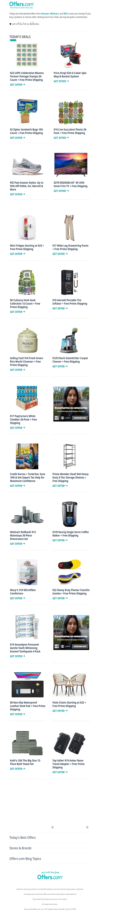 $34 O-Cedar Mop | Mini Fridges From $23 | $19 Tire Inflator