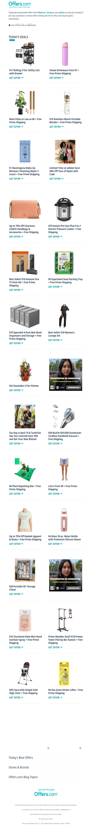 Owala From $7 | $1 Neutrogena Wipes | $18 Lounge Set | $19 Fire Stick HD