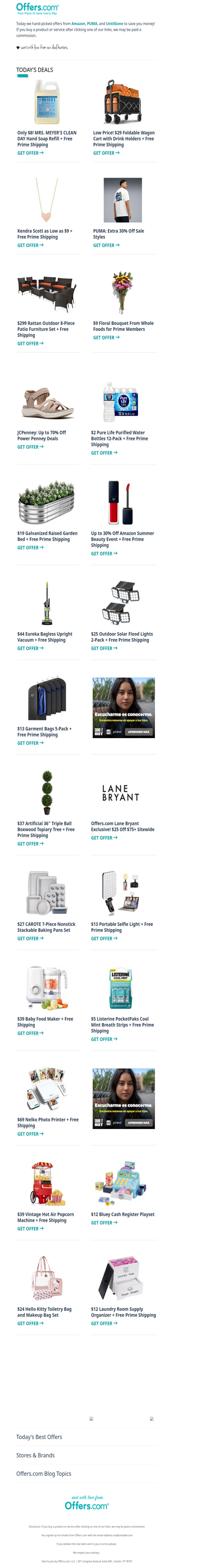 $9 Floral Bouquet | $29 Foldable Wagon | Amazon Summer Beauty Event