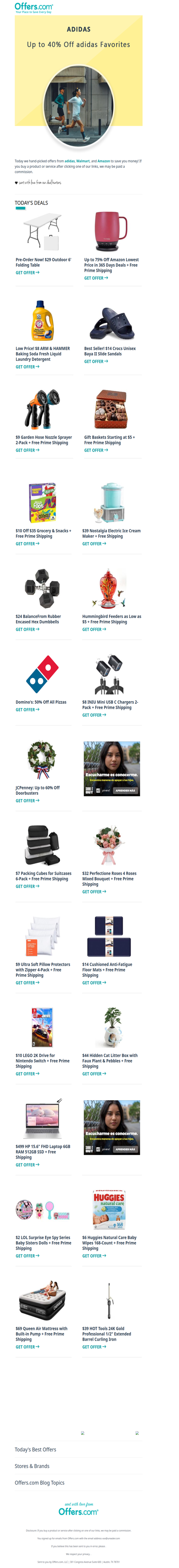 Gift Baskets From $5 | $29 Folding Table | Hummingbird Feeders From $5