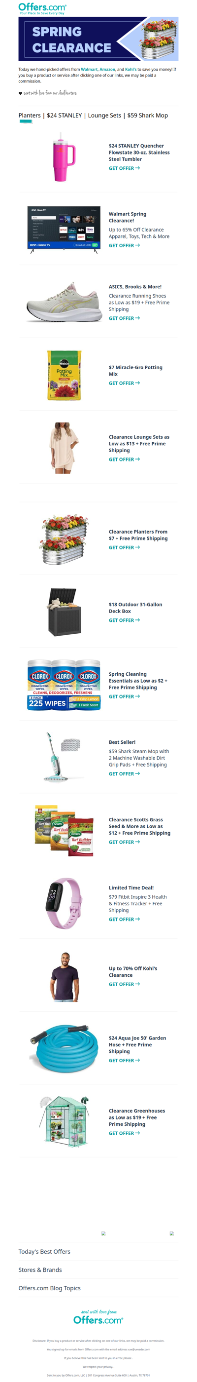 Last Chance: Save BIG On Spring Clearance