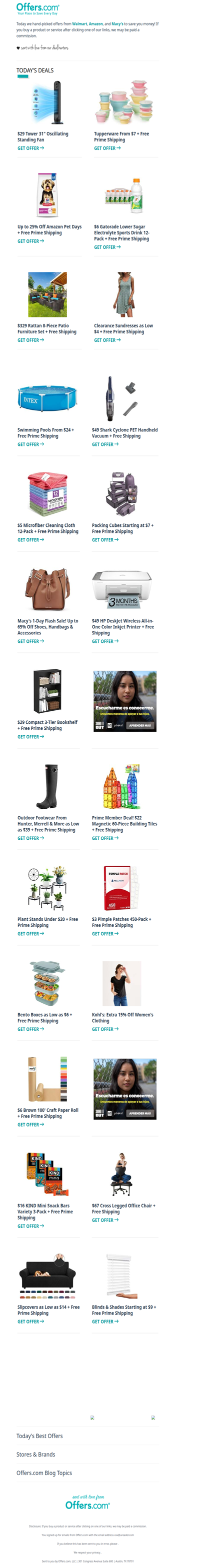 $49 HP Printer | Tupperware From $7 | $329 8-Pc. Patio Set