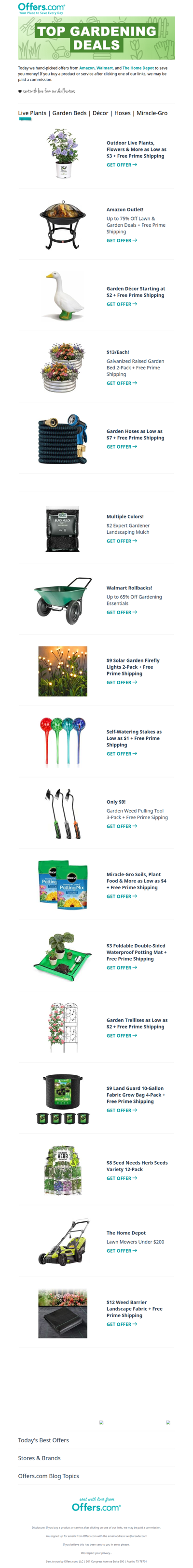 Top Gardening Deals Picked Just for You!