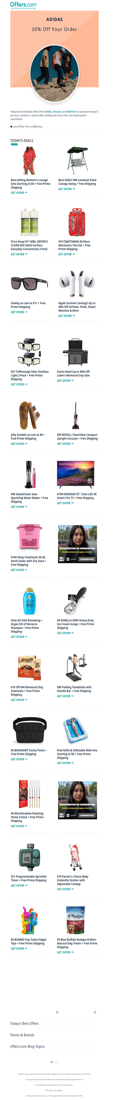 Lounge Sets From $6 | Apple Summer Savings | $59 BISSELL Vacuum