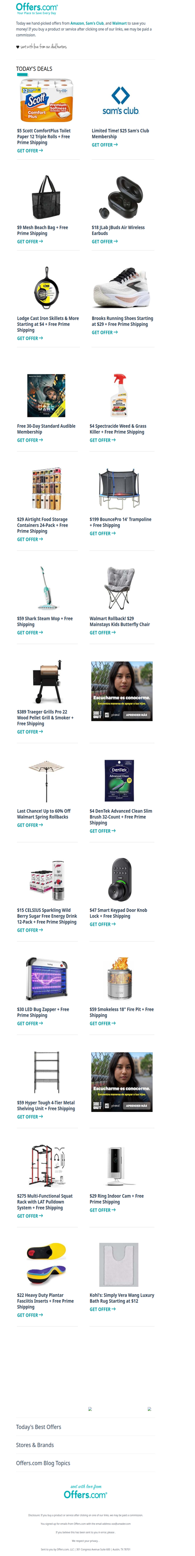 $5 Scott TP | Brooks Shoes From $29 | $59 Shark Steam Mop