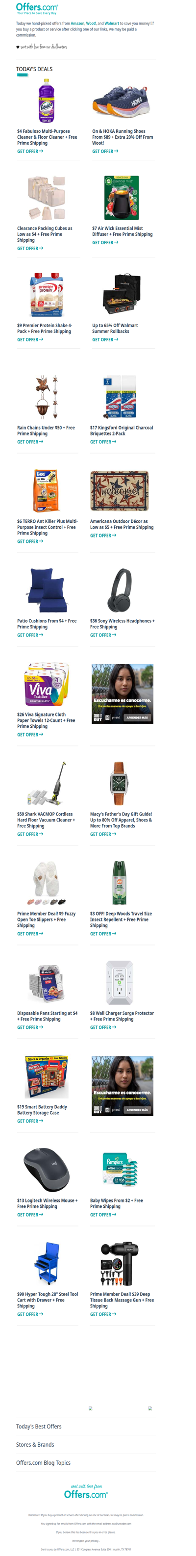 $36 Sony Headphones | Walmart Summer Rollbacks | $4 Fabuloso