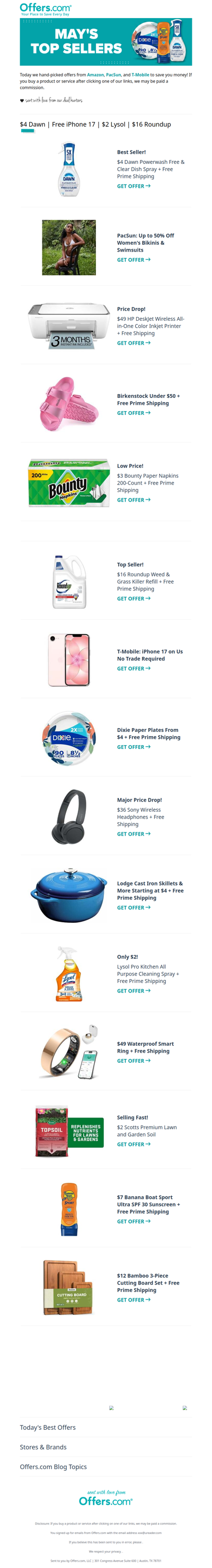 Trending: May's Most Popular Deals