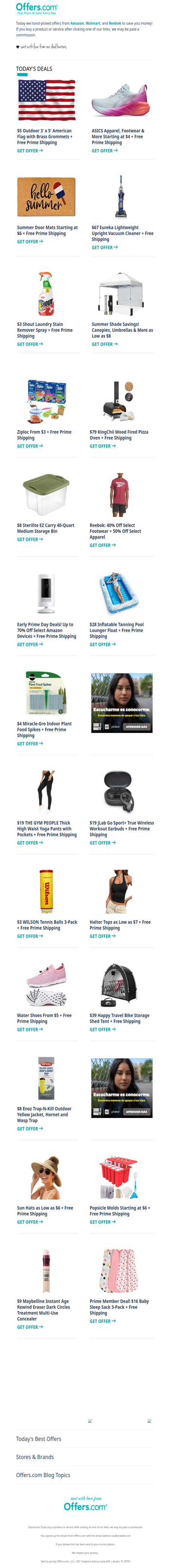 Ziploc From $3 | $4 Miracle-Gro | ASICS From $4