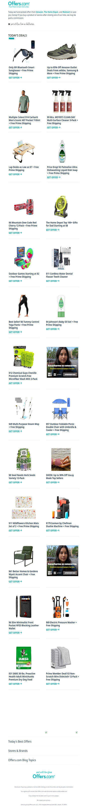 $2 Palmolive Dish Soap | $9 Smart Sunglasses | $11 Water Flosser