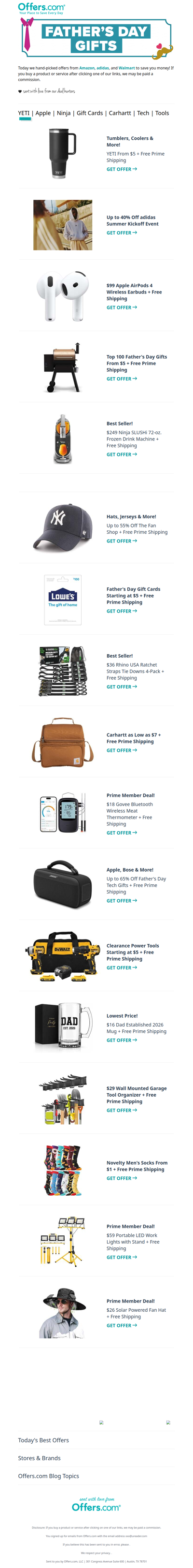 Father's Day Gifts He'll Love From $1