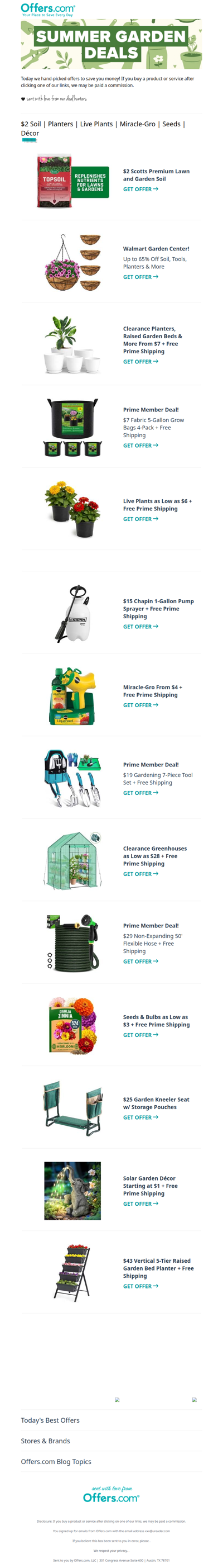 Dig Into Unbeatable Summer Garden Deals From $1