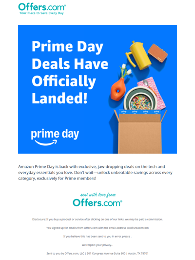 Amazon Prime Day Officially Starts NOW!