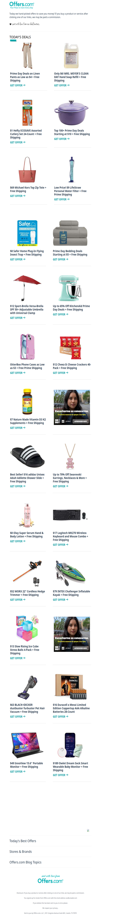 Linen Pants From $4 | $9 LifeStraw Water Filter | 65% Off KitchenAid