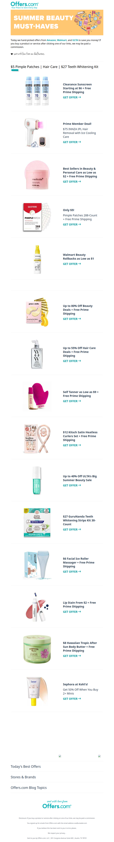 Summer Beauty Must-Haves From $1