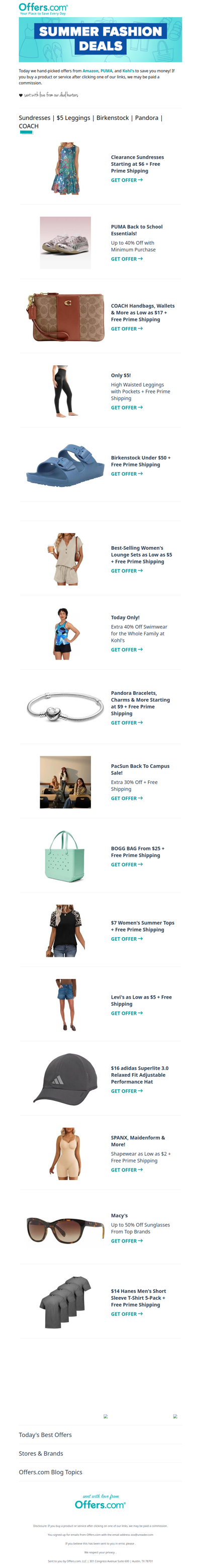 Summer Fashion Favorites are Selling Fast!