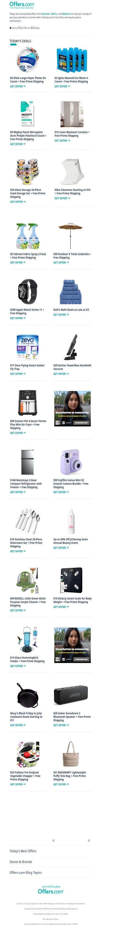 $6 Dixie Large Plates | Nike Clearance | $299 Apple Watch Series 11