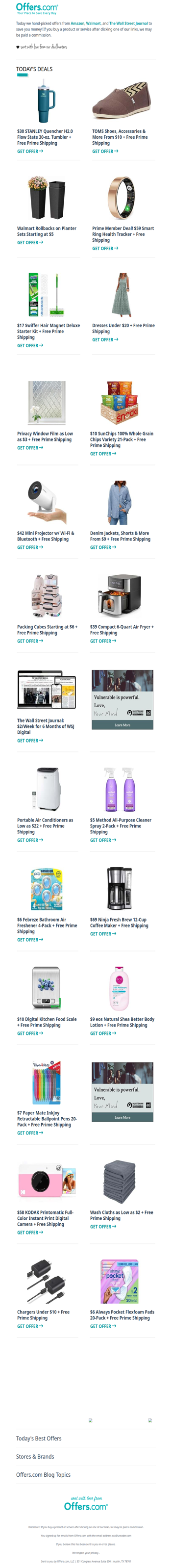 $17 Swiffer Kit | TOMS From $10 | $39 Air Fryer