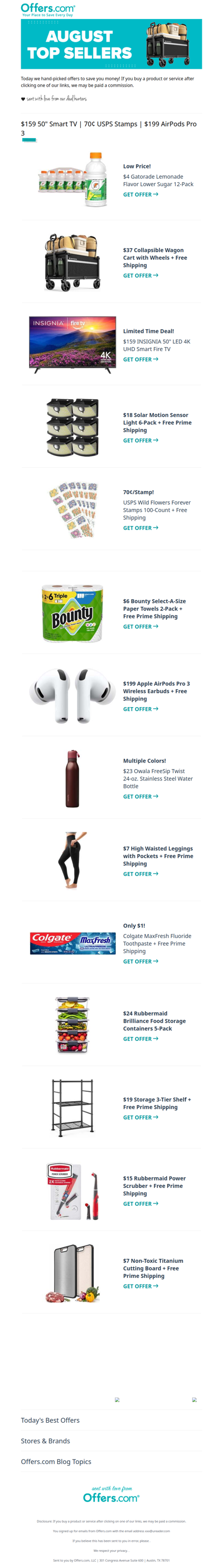 Last Chance at These August Best Sellers!