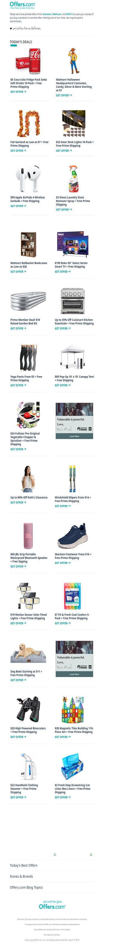 $5 Coca-Cola 10-Pack | Yoga Pants From $5 | $99 AirPods 4