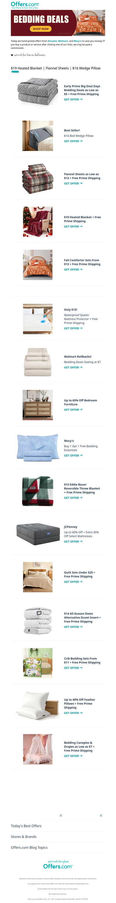 Trending Fall Bedding Deals Starting at $5