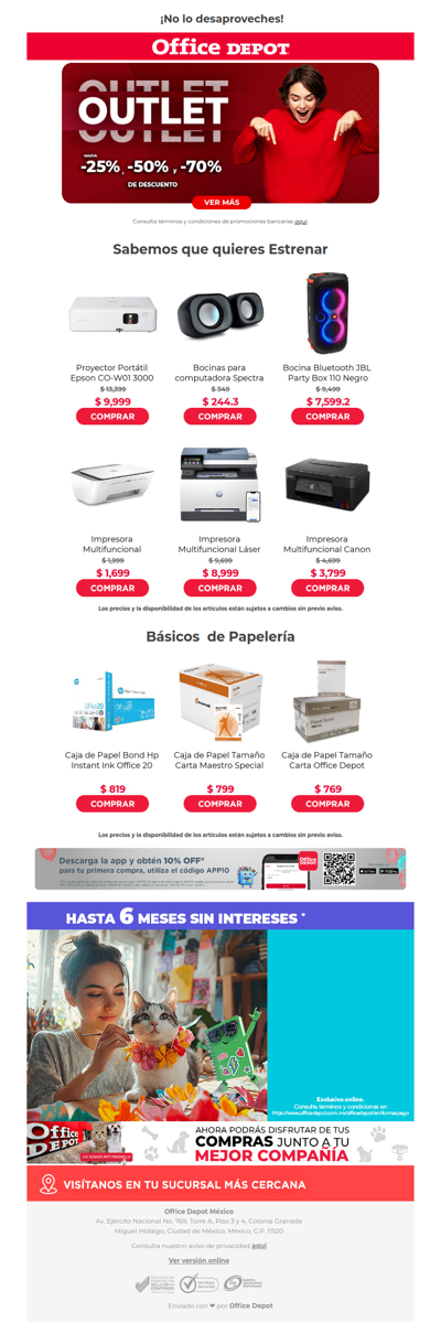 ¡Atrapa nuestras ofertas! 🎯