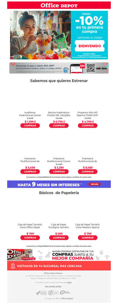 ¡No te pierdas nuestras ofertas! 🎯