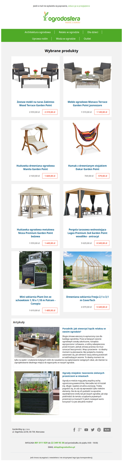 🌷 Prezent dla wyjątkowej kobiety – czas na wymarzony kącik relaksu w ogrodzie 💐