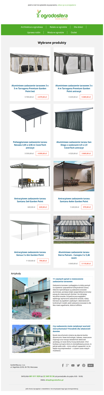 Taras gotowy na każdą pogodę? Sprawdź nasze zadaszenia tarasowe!