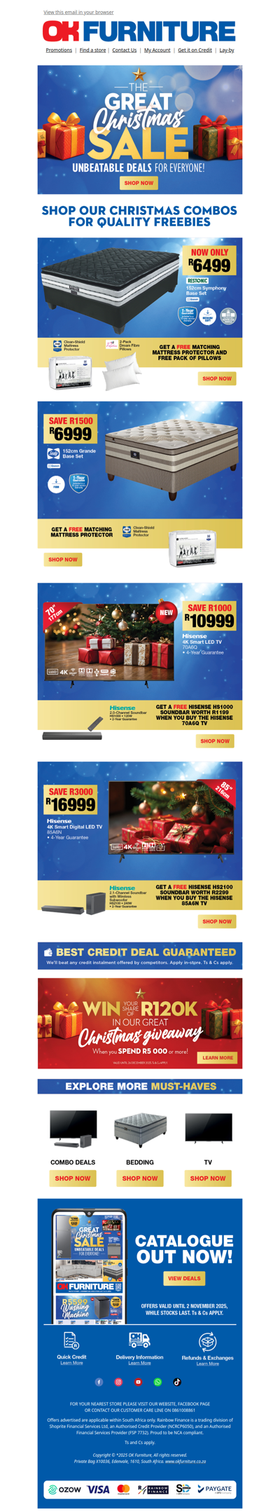 Get More for Less with Our Great Christmas Combos!