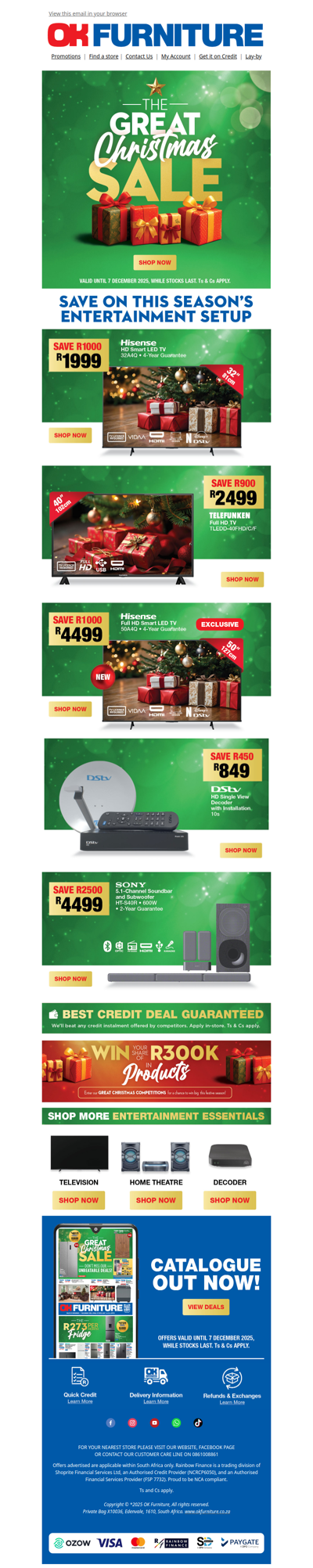 Your Festive Entertainment Sorted for Less!