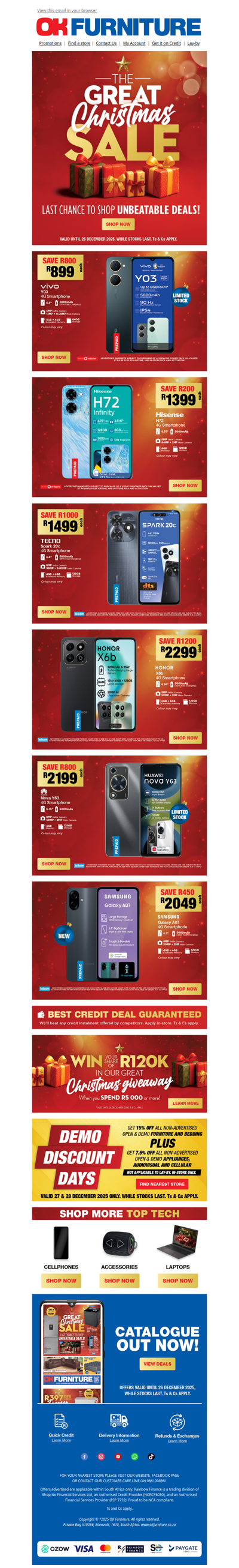 Christmas Savings Are Calling – Don’t Miss Out!