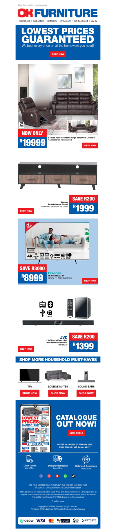 Last Chance To Upgrade Your Lounge for Less!