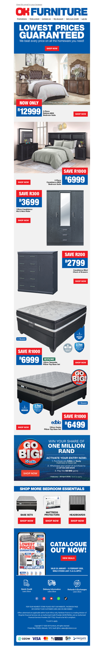 Last Chance To Upgrade Your Bedroom for Less!