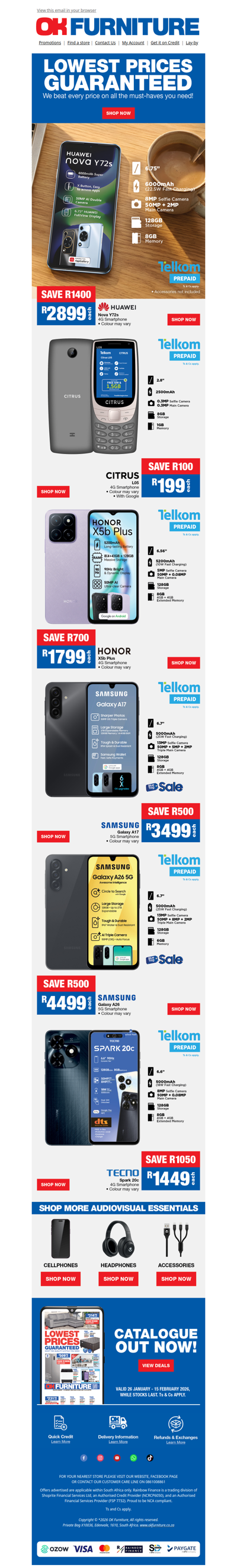 Don’t Miss Out on Our Cellular Savings!