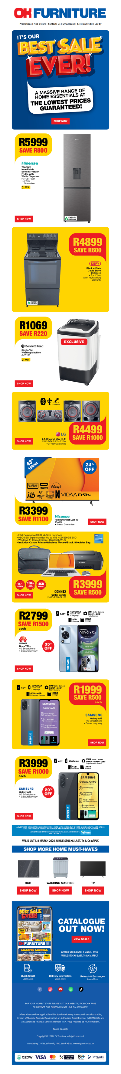 Last Chance To Save on Tech, Appliances & More!