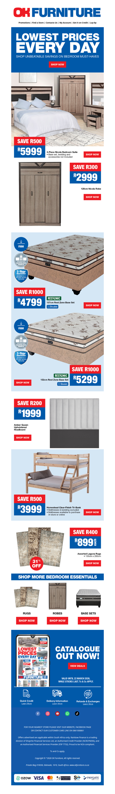 Massive Savings on Your Bedroom Makeover!