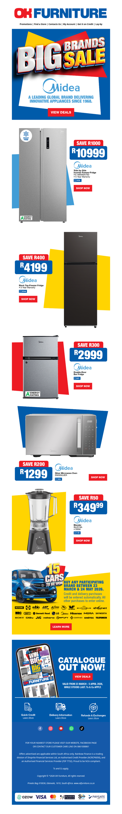 Shop Massive Deals on Midea Appliances!