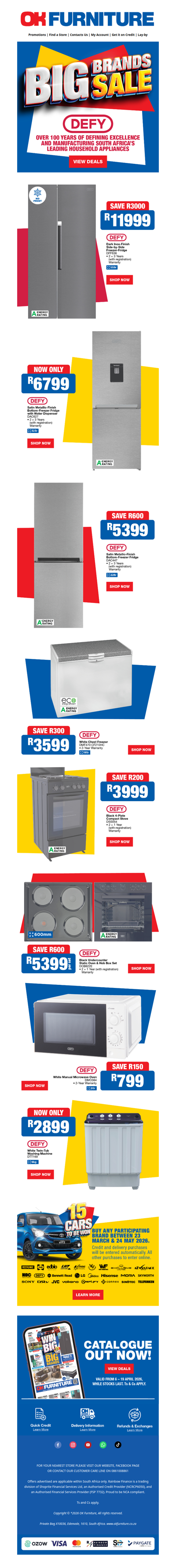 Shop the Biggest Deals on Defy Appliances